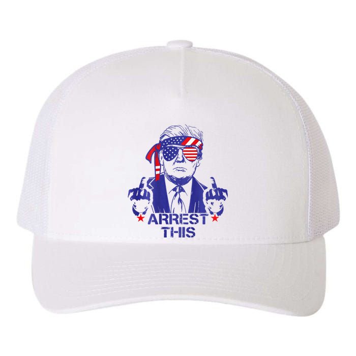 Trump Arrest This Funny Trump 2024 Convicted Felon Yupoong Adult 5-Panel Trucker Hat