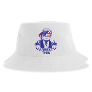 Trump Arrest This Funny Trump 2024 Convicted Felon Sustainable Bucket Hat