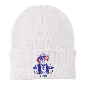 Trump Arrest This Funny Trump 2024 Convicted Felon Knit Cap Winter Beanie