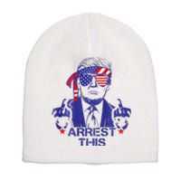 Trump Arrest This Funny Trump 2024 Convicted Felon Short Acrylic Beanie