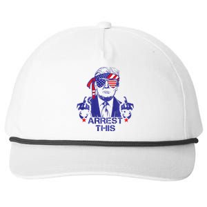 Trump Arrest This Funny Trump 2024 Convicted Felon Snapback Five-Panel Rope Hat