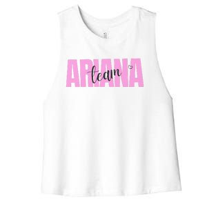 Team Ariana Women's Racerback Cropped Tank