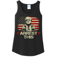 Trump Arrest This Funny Trump 2024 Convicted Felon Ladies Essential Tank