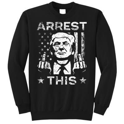 Trump Arrest This Fingers Tall Sweatshirt