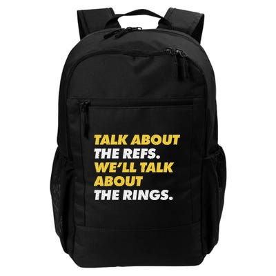 Talk About The Refs WeLl Talk About The Rings Kc Fan Backpack