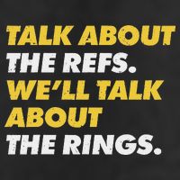 Talk About The Refs WeLl Talk About The Rings Kc Fan Golf Towel