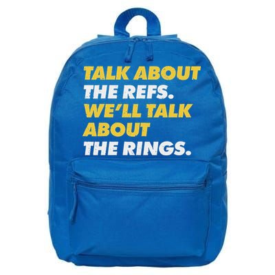 Talk About The Refs WeLl Talk About The Rings Kc Fan 16 in Basic Backpack