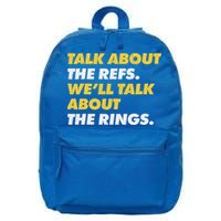 Talk About The Refs WeLl Talk About The Rings Kc Fan 16 in Basic Backpack