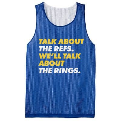 Talk About The Refs WeLl Talk About The Rings Kc Fan Mesh Reversible Basketball Jersey Tank