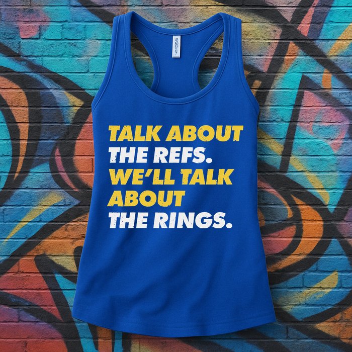 Talk About The Refs WeLl Talk About The Rings Kc Fan Womens Tank Top