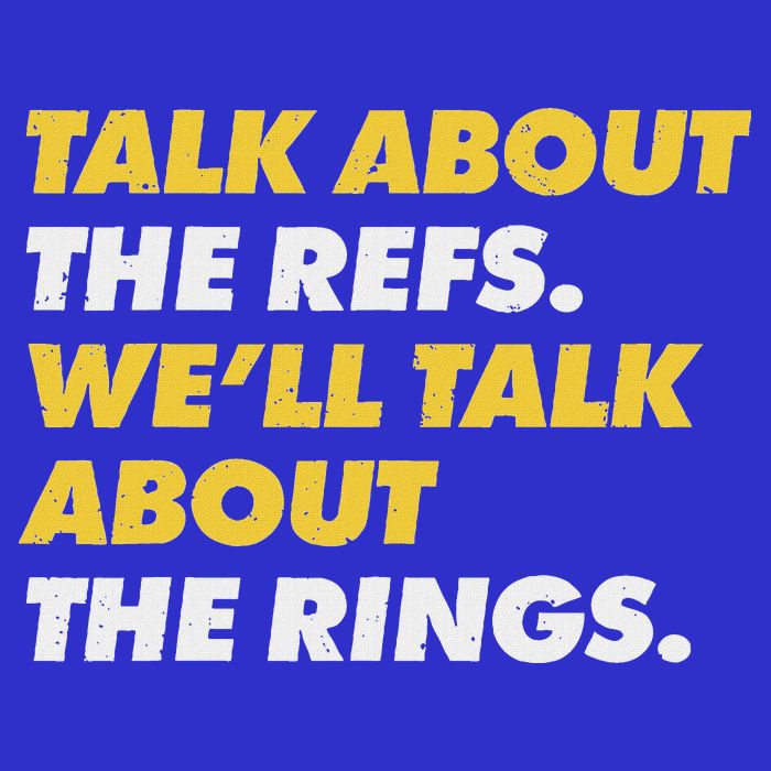 Talk About The Refs WeLl Talk About The Rings Kc Fan Womens Tank Top