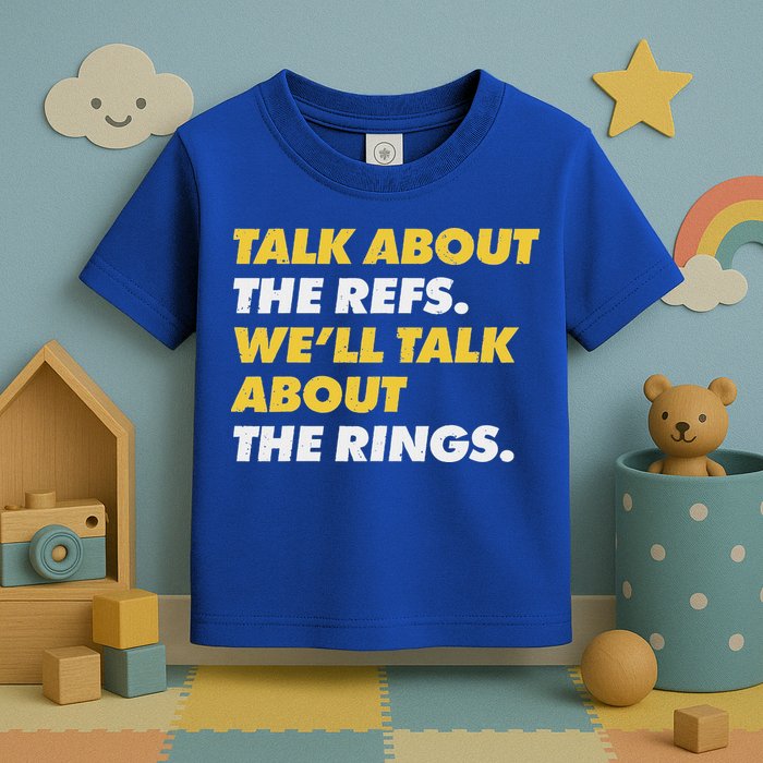 Talk About The Refs WeLl Talk About The Rings Kc Fan Toddler T-Shirt