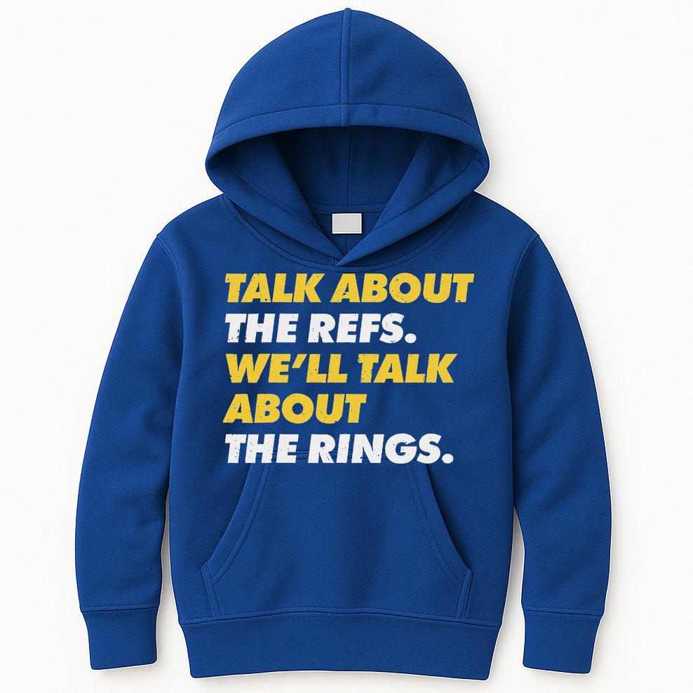 Talk About The Refs WeLl Talk About The Rings Kc Fan Kids Hoodie