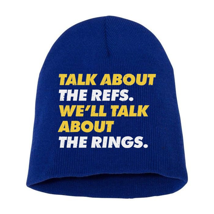 Talk About The Refs WeLl Talk About The Rings Kc Fan Short Acrylic Beanie