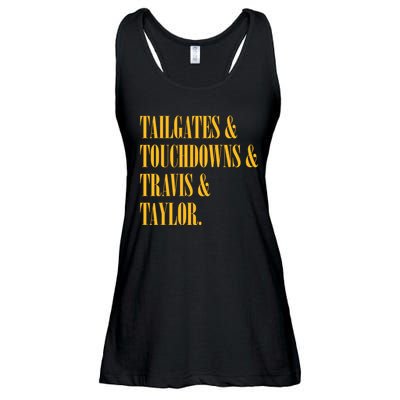 Tailgates And Touchdowns Ladies Essential Flowy Tank