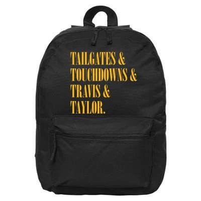 Tailgates And Touchdowns 16 in Basic Backpack