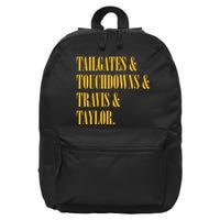Tailgates And Touchdowns 16 in Basic Backpack