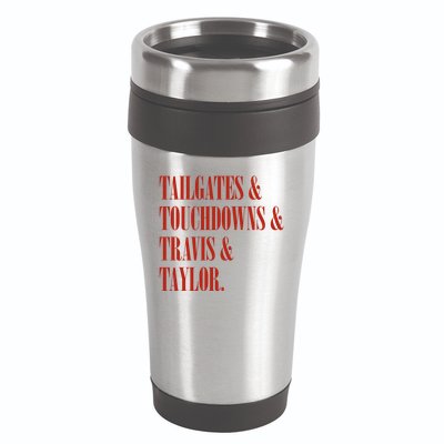 Tailgates And Touchdowns 16oz Travel Tumbler