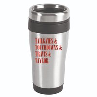 Tailgates And Touchdowns 16oz Travel Tumbler