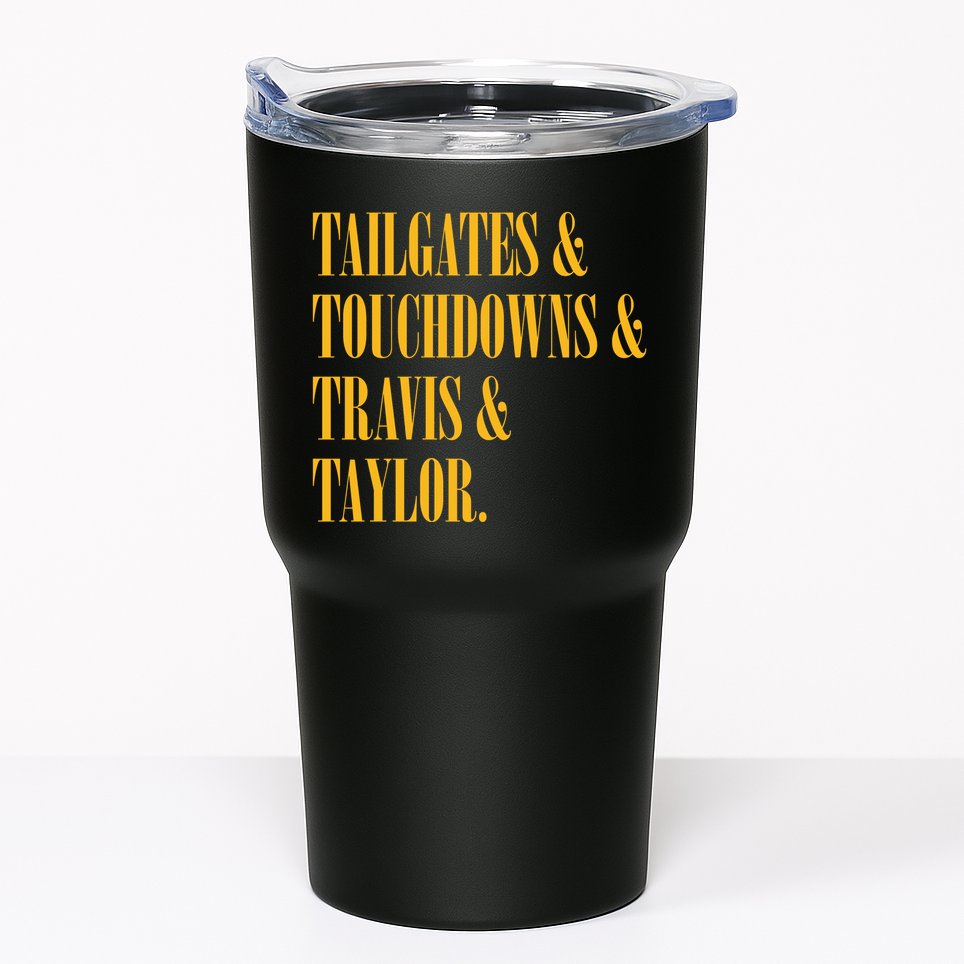 Tailgates And Touchdowns Tumbler
