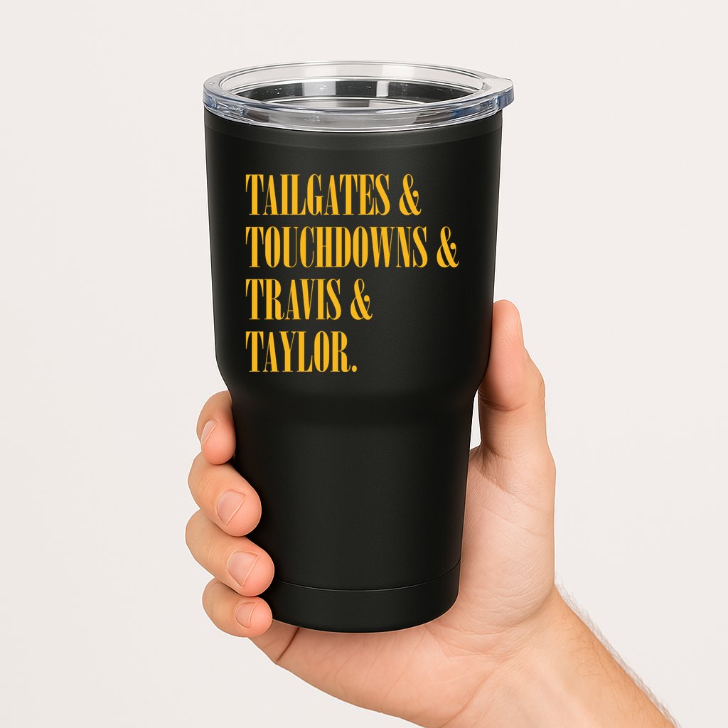 Tailgates And Touchdowns Tumbler