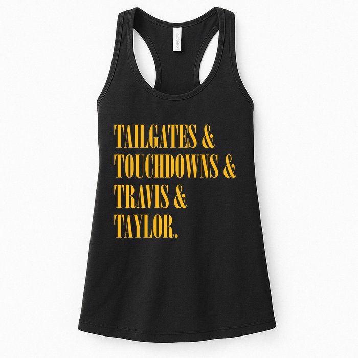 Tailgates And Touchdowns Womens Tank Top