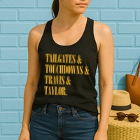 Tailgates And Touchdowns Womens Tank Top