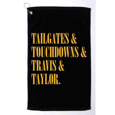 Tailgates And Touchdowns Golf Towel