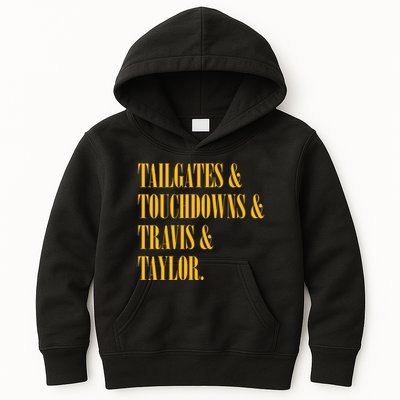 Tailgates And Touchdowns Kids Hoodie