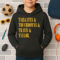 Tailgates And Touchdowns Kids Hoodie