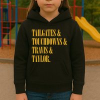 Tailgates And Touchdowns Kids Hoodie