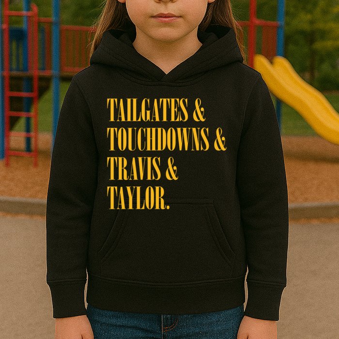 Tailgates And Touchdowns Kids Hoodie