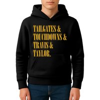 Tailgates And Touchdowns Kids Hoodie
