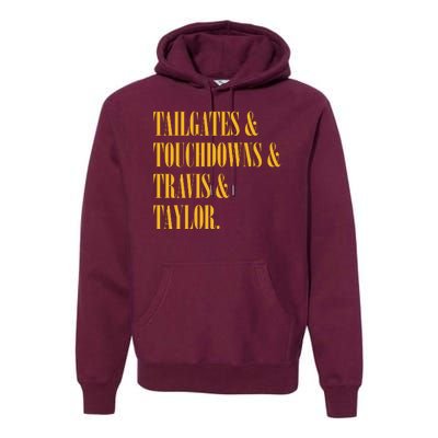 Tailgates And Touchdowns Premium Hoodie