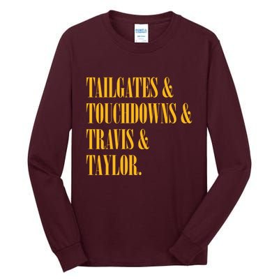 Tailgates And Touchdowns Tall Long Sleeve T-Shirt