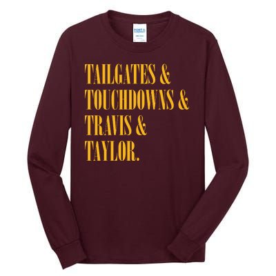 Tailgates And Touchdowns Tall Long Sleeve T-Shirt