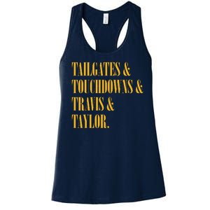 Tailgates And Touchdowns Women's Racerback Tank