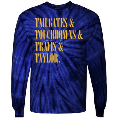 Tailgates And Touchdowns Tie-Dye Long Sleeve Shirt