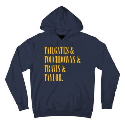 Tailgates And Touchdowns Tall Hoodie