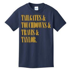 Tailgates And Touchdowns Kids T-Shirt