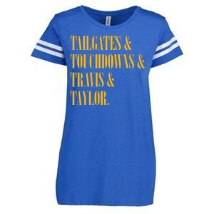 Tailgates And Touchdowns Enza Ladies Jersey Football T-Shirt