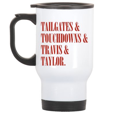 Tailgates And Touchdowns Stainless Steel Travel Mug