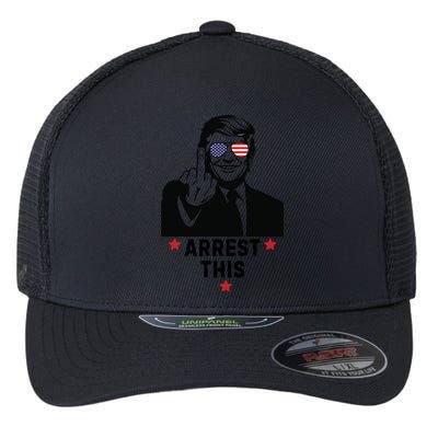 Trump Arrest This Funny Trump 2024 Convicted Felon Flexfit Unipanel Trucker Cap