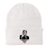 Trump Arrest This Funny Trump 2024 Convicted Felon Knit Cap Winter Beanie