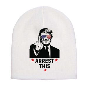 Trump Arrest This Funny Trump 2024 Convicted Felon Short Acrylic Beanie