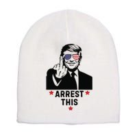 Trump Arrest This Funny Trump 2024 Convicted Felon Short Acrylic Beanie