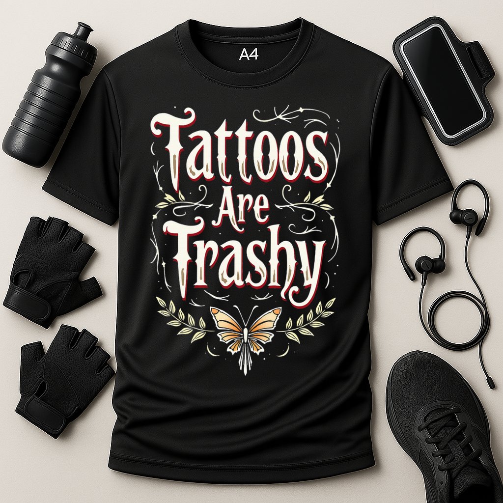 Tattoos Are Trashy Performance Shirt