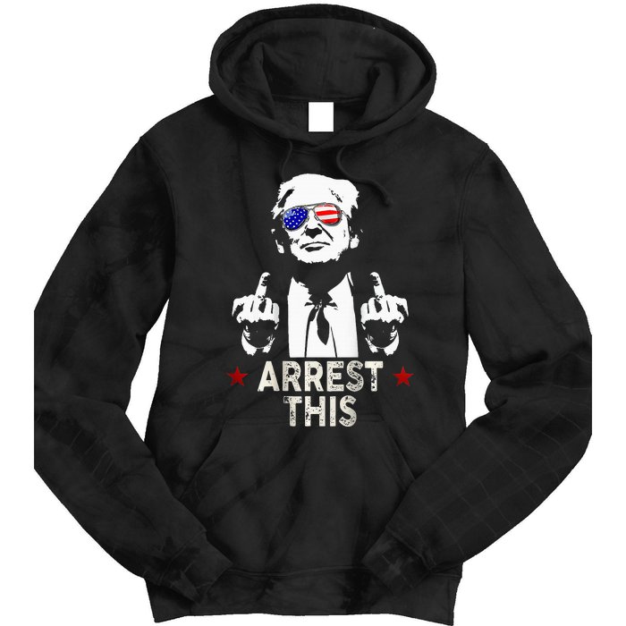 Trump Arrest This 2 Side Tie Dye Hoodie