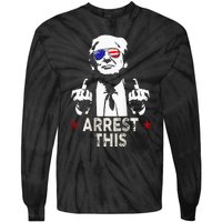 Trump Arrest This 2 Side Tie-Dye Long Sleeve Shirt