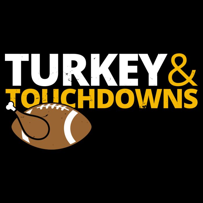 Turkey And Touchdowns Football Festive Thanksgiving Cooling Performance Crew T-Shirt
